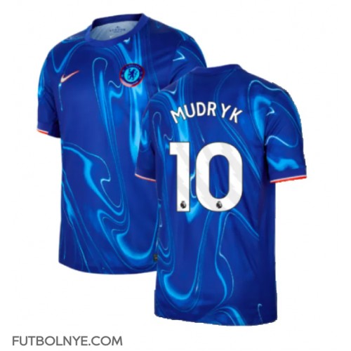 Camiseta Chelsea Mykhailo Mudryk #10 Primera Equipación 2024-25 manga corta